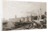 Dock Workers and Citizens Along the Port at Bordeaux by Anonymous