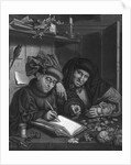Early History Money Changer with His Deceitful Wife by Anonymous