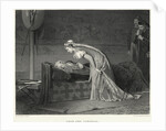 Cordelia Leans Over The Ailing Lear by Anonymous