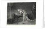 Cordelia Leans Over The Ailing Lear by Anonymous