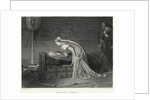 Cordelia Leans Over The Ailing Lear by Anonymous