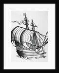 Fifteenth Century Caravel by Anonymous