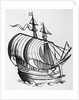 Fifteenth Century Caravel by Anonymous