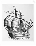 Fifteenth Century Caravel by Anonymous