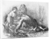 Samson Having His Hair Removed by Delilah and Culprit by Anonymous