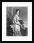 Drawing of Dolley Madison Pausing by Anonymous