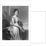 Drawing of Dolley Madison Pausing by Anonymous