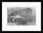 Illustration of the Riot at the Astor Place Opera House by Anonymous