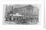 Illustration of the Riot at the Astor Place Opera House by Anonymous
