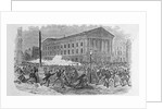 Illustration of the Riot at the Astor Place Opera House by Anonymous