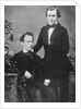 Johannes Brahms and Acquaintance Posing for Camera by Anonymous
