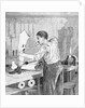 Man Working on Prosthetics by Anonymous