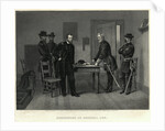 Surrender of General Lee Illustration by Corbis