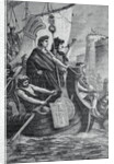 Julius Caesar Traveling on Channel by Boat by Anonymous