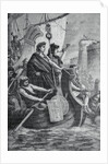 Julius Caesar Traveling on Channel by Boat by Anonymous