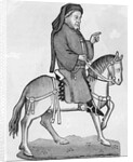 Print of Geoffrey Chaucer by Anonymous