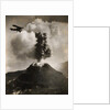 Airplane over Mount Vesuvius by Anonymous