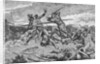King Arthur and Saxons in Battle by Anonymous