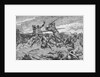 King Arthur and Saxons in Battle by Anonymous