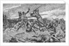 King Arthur and Saxons in Battle by Anonymous