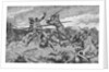 King Arthur and Saxons in Battle by Anonymous