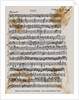 Sheet Music with Mozart's Signature by Anonymous