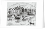 Illustration of Downtown New York by Anonymous