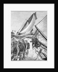 Illusrtration Of Yachting Race 1885 by Anonymous