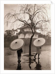 Women Carrying Japanese Umbrellas by Anonymous