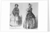 Figures of Young Woman in Early Costume by Anonymous