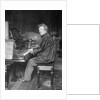 Pianist Ferrucio Busoni Posing at Piano by Anonymous