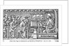 Teacher Instructing Students in Medieval Classrom by Anonymous