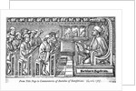 Teacher Instructing Students in Medieval Classrom by Anonymous