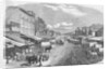 Main Street with Horse and Carriages by Anonymous