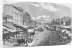 Main Street with Horse and Carriages by Anonymous