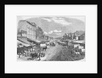 Main Street with Horse and Carriages by Anonymous