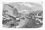 Main Street with Horse and Carriages by Anonymous