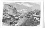 Main Street with Horse and Carriages by Anonymous