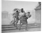Julius Caesar Being Carried from fatal Death Scene by Anonymous