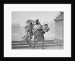 Julius Caesar Being Carried from fatal Death Scene by Anonymous