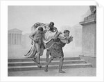 Julius Caesar Being Carried from fatal Death Scene by Anonymous
