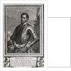 Illustrated Portrait of Spanish Explorer Hernando De Soto by Anonymous