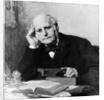 Painting of Scientist Sir Francis Galton at Work by Anonymous