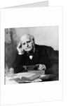 Painting of Scientist Sir Francis Galton at Work by Anonymous
