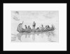 Missonary Man and Natives Traveling in Boat by Anonymous