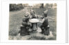 Gnomes Sitting Around a Mushroom by Anonymous