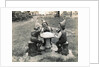 Gnomes Sitting Around a Mushroom by Anonymous