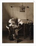Woman Performing a Bloodletting by Anonymous