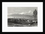 Hillside and Distant View of Birmingham, England by Anonymous