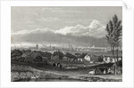 Hillside and Distant View of Birmingham, England by Anonymous